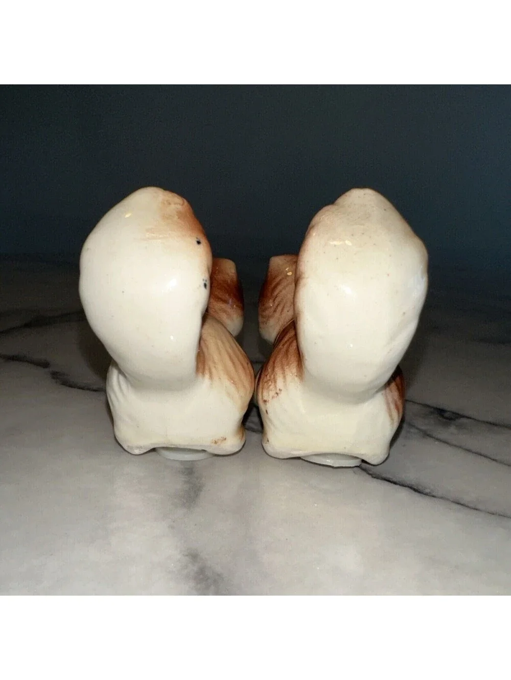 Squirrel Salt & Pepper Shakers 1' VINTAGE Ceramic Japan Set kitschY S&P